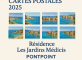 Opération Cartes Postales 2025 Les Jardins Médicis Pontpoint